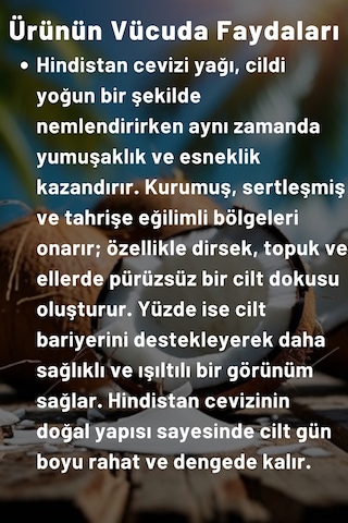 Naturix Hindistan Cevizi Özlü Nemlendirici ve Onarıcı El Yüz ve Vücut Bakım Losyonu 250 ML