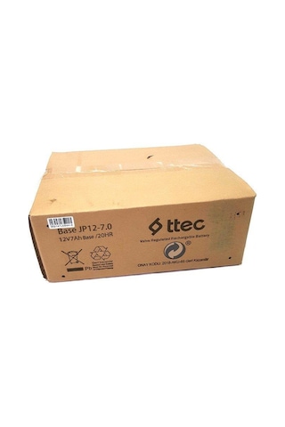 Ttec 12V 7A Kuru Bakımsız Akü 8 Adet