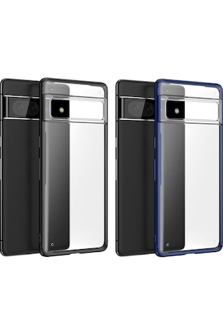 Google Pixel 7 Luna Serisi Köşe Korumalı Sert Rubber Kılıf-AL3422