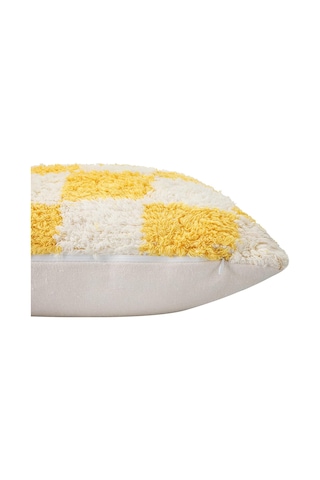 Porland Pop Plaid Dokuma Yastık Sarı 45x45cm Sku: Smg8690010185891