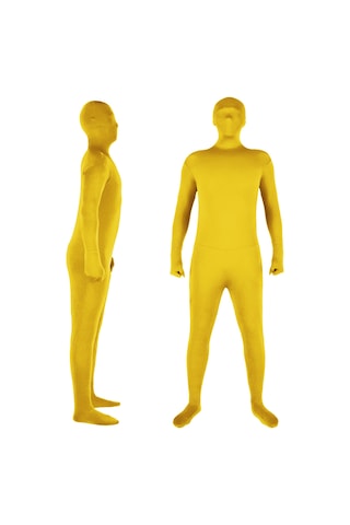 Lemestar Fotoğraf Çekim Tulumu, Kromakey İçin Tight Fit, Polikloropren Malzeme, Tek Parça, 180cm, Sarı