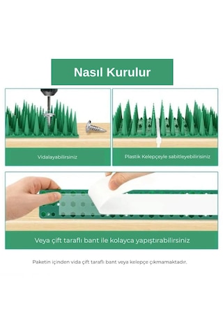 Balkon Ve Bahçelerde Kuş Sorununa Çözüm Tüneme Engelleyici Plasti