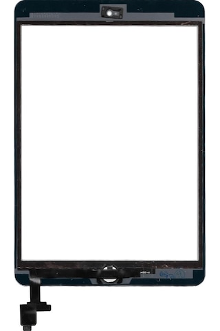 Apple Uyumlu iOS iPad Mini A1432 Butonlu Dokunmatik Beyaz