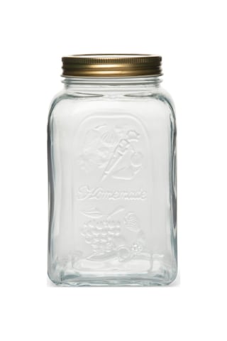 80390 Homemade Kavanoz - 1,5 Lt Beyaz
