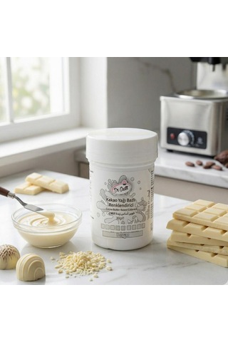 Çikolata Boyası Beyaz 30 Gr Yağ Bazlı Gıda Boyası