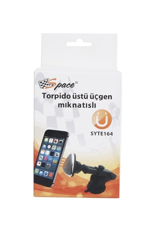 Torpido Üstü Üçgen Mıknatıslı Telefon Tutacağı Orta Boy / Syte164