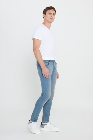 George Henry Pamuklu Slim Fit Dar Kesim 5 Cepli Esnek Jean Kot Denim Pantolon Petrol Mavi