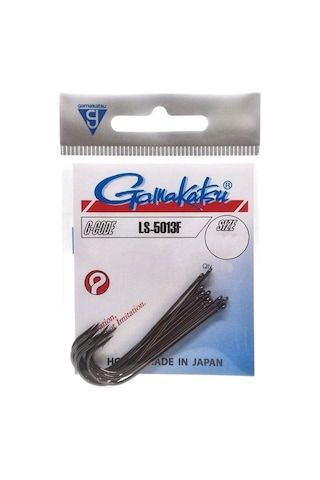 Gamakatsu Ls-5013f Uzun Saplı Siyah Olta İğnesi No: 2/0