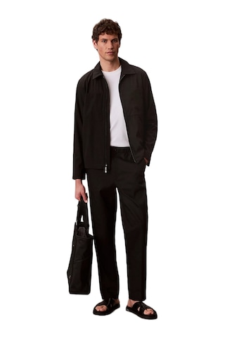 Calvin Klein Lv04lf424g Ls Seersucker Blouson Erkek Ceket Siyah
