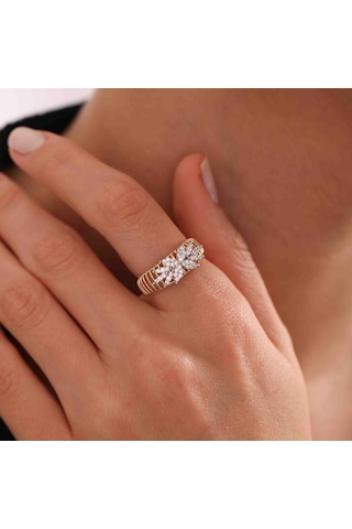 Parla Design Altın Yüzük T12895 Renkli