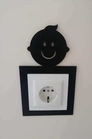 Dekoratif Çocuk Odası Süsü Priz Çerçevesi Priz Süsü