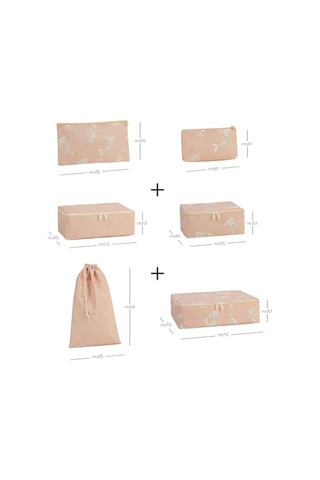 6'lı Deniz Kızı Temalı Çocuk Odası Düzenleyici Set 50cm