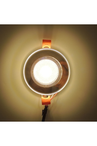 Aynalı Cam Üstü Altı Spot Cob Led Armatür Beyaz Gün Işığı Cam - Metalik