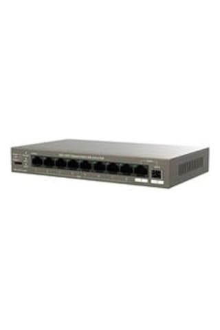 Tenda Teg1110pf-8-120w 9 Port 8 Port Poe+ 10-100-1000 Switch + 1 Port Uplink + 1 Port Sfp Kdo