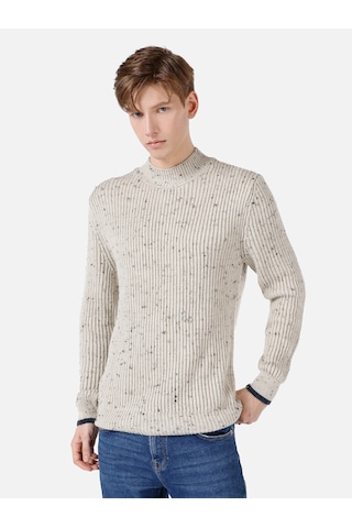 Colin's Colins Regular Fit Balıkçı Yaka Taş Erkek Kazak Cl1064844 Taş