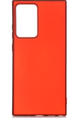 Samsung Galaxy Uyumlu Note 20 Ultra Kılıf Esnek Yapılı İnce Slim Silikon Kapak Ryc/premier Kirmizi