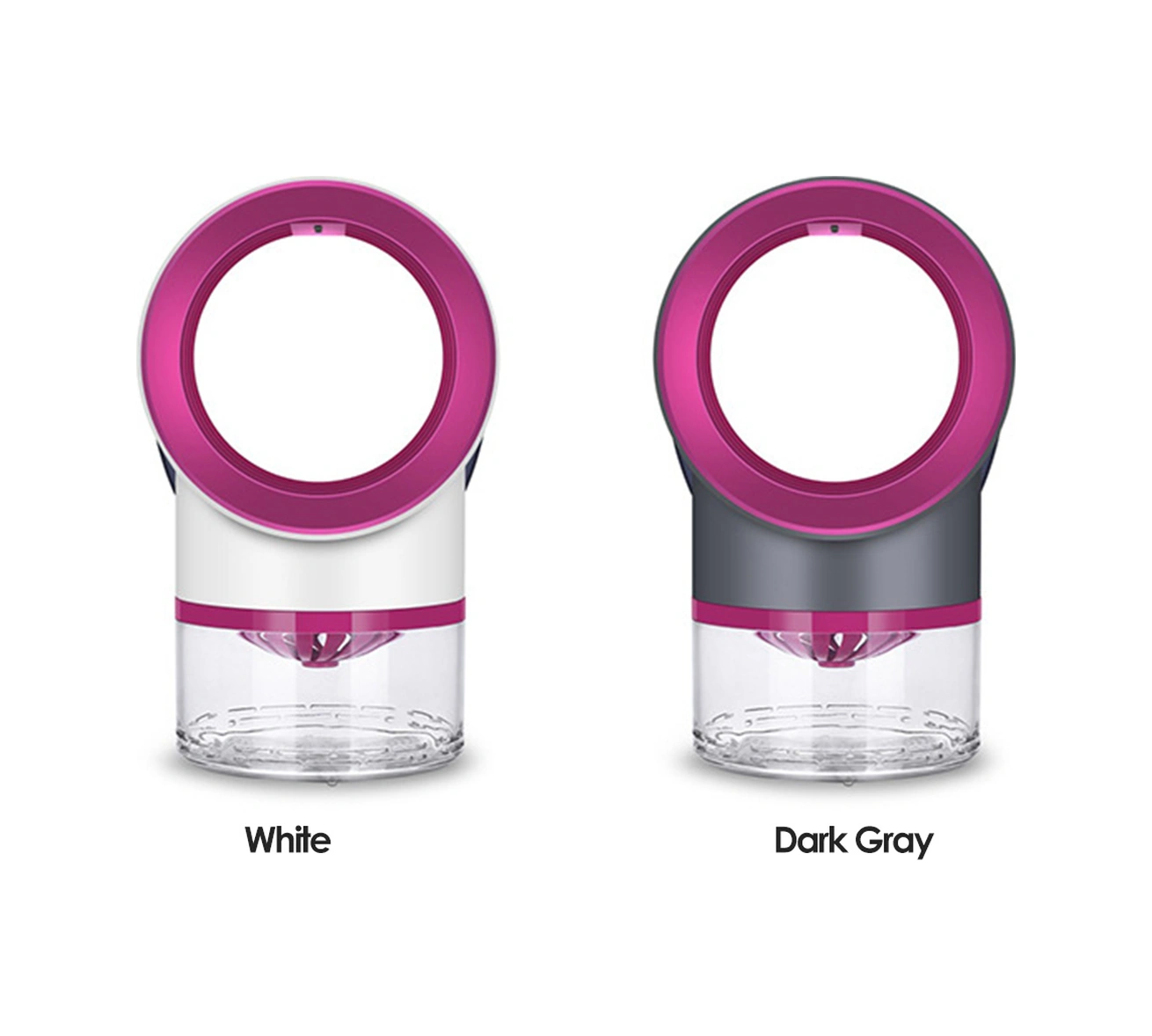 Qingmipy Usb Şarjlı Evcil Sinirsesi Işıklı Sivrisinek Yakalama Cihazı - Sessiz Çalışma, 360 Işık Dalga, Gri Renk