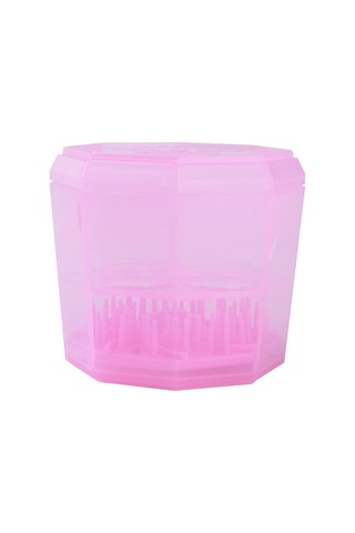 Vkemall "pembe Silikon Fırça Temizleme Kutusu - Hızlı Kurutma Ve Şekil Koruma"