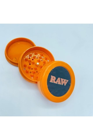 Raw Marka 3parça Turuncu Tütünöğütücü Parçalayıcı Grinder//53mm