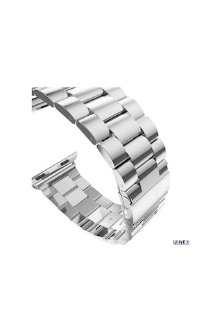 Winex 42-49mm Yeninesil Akıllısaat Kordonu Metal Gri