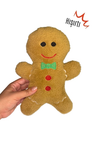 Havhav Yılbaşı Kurabiyesi Peluş Köpek Oyuncağı