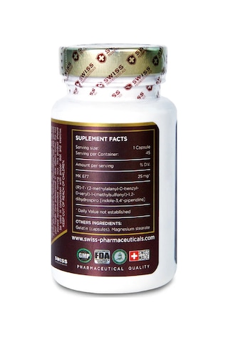 Swiss Ibutamoren Mk677 25 MG 45 Kapsül