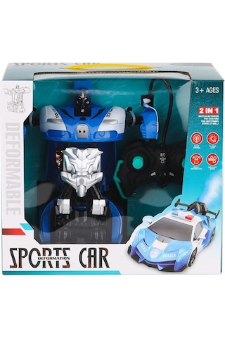 Çok Fonksiyonlu Dönüşebilen Kumandalı Robot Araba 92d-11a-92d-1 Çok Renkli