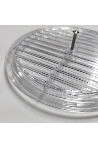 Cam Menfezi Şeffaf - Isı Cam / Cam Balkon / Sandvic Panel Için Oval Havalandırma Menfezi 15cm