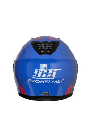 Motosiklet Çene Açılır Kask Güneş Vizörlü Ece 22.06 Sertifikalı Yeni Sezon Motor Kaskı V2 Mavi Mavi