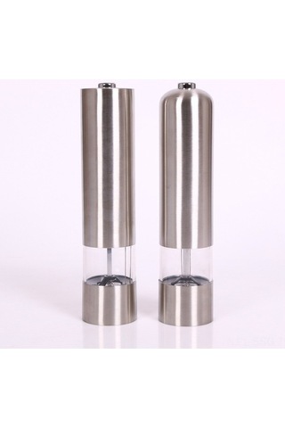 Ulzyvf Elektrikli Paslanmaz Çelik Baharat Değirmeni - Pratik Dayanıklı Mutfak Aleti Diğer