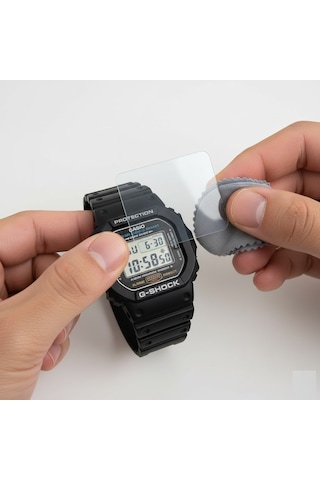 Casio Dw-5600 Uyumlu 3 Adet Şeffaf Ekran Koruyucu Nano Jelatin