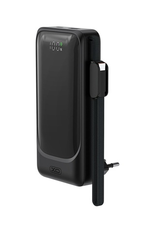 Özel Tasarım Xo Pr282 10000mah 22.5w Powerbank Ve Eu Prizli Pratik Cihaz Seyahat Ürünü Ofis Gereci Çok Renkli