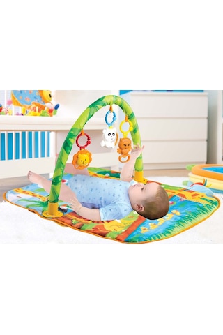 Babies Baby Play Neşeli Dostlar 63X80 Cm Çıngıraklı Oyun Halısı