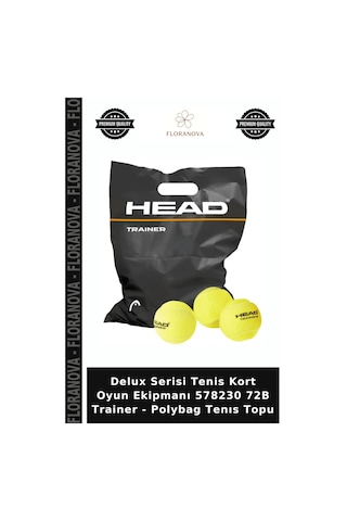 Delux Serisi Tenis Kort Oyun Ekipmanı 578230 72b Trainer - Polybag Tenıs Topu