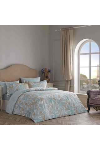 Linens Sc Azure Nevresim Takımı Çift Kişilik Mavi MAVI