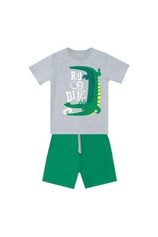 Denokids Croco Erkek Çocuk T-shirt Şort Takım