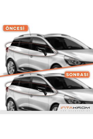 intakrom Renault Clio 4 Sport Tourer Krom Cam Çıtası 8 Parça 2012-2018 N11.5127