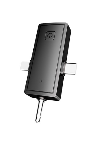 Kablosuz Yaka Mikrofonu Lenyes Lm202 3in1 Type-c&lightning&3,5mm Portlu Siyah