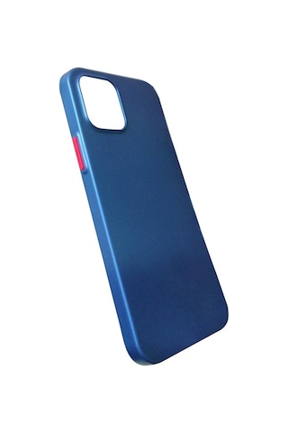Keephone Apple Uyumlu iPhone 12 6.1'' İle Silikon Kılıf Mavi
