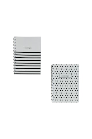 A5 Spiralli Zebra Defter 40 Yaprak 4'lü Tamamı Çizgisiz