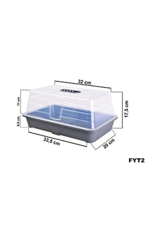 SERİNOVA Fide Yetiştirme Fanusu 4,1 Litre