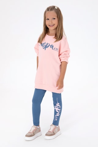 U.S. Polo Assn. Kız Çocuk Açık Pembe Alt Üst Takım 50318939-VR078