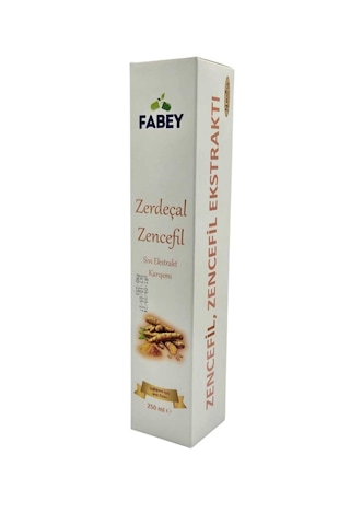 Fabey Zerdeçal & Zencefil Sıvı Ekstrakt Karışımı 250ml