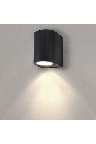 10 Adet 7 Watt Beyaz Işık Ledli Tek Yönlü Iç Ve Dış Mekan Aplik Beyaz