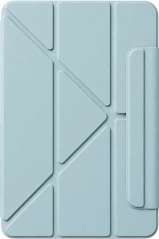 Apple Uyumlu iPad 2025 10.9 10.nesil A16 Edz Manyetik Standlı Tablet Kılıfı - Mavi Arka Kapak