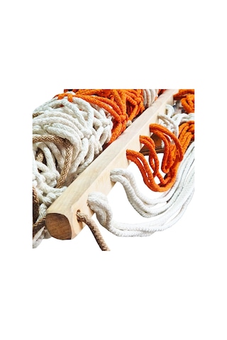 Büyük Boy Hamak Çift Katlı Kalın Örme İpli File Salıncak 110x200cm Ürün Rengi Değişkenlik Gösterir Çok Renkli