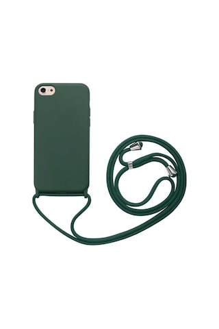 Apple Uyumlu iPhone 8 Kılıf Zore Ropi Kapak Koyu Yeşil