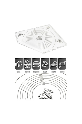 Hamur Matı Açma Silikon Silpat Hamur Açma Silikon Pasta Fırın Ha