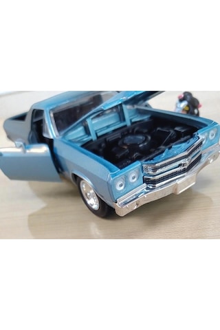 New Ray Koleksiyon 1 / 24 Ölçek 1962 Chevrolet İmpala Ss Mavi Pickup Model Metal Araba