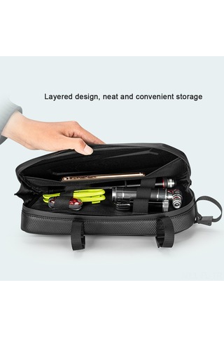 Lemestar Motosiklet Ön Kolu Sert Kılıf Çantası - 2.5l Kapasite, Saçma Kanca Tasarımı, Kırılmaya Dayanıklı Plastik+kumaş Malzeme